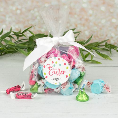Personalized Colorful Easter Candy Goodie Bag
