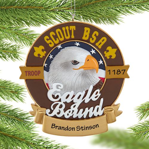 Boy Scouts of America Eagle Bound Holiday Ornament