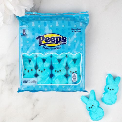Marshmallow PEEPS Blue Bunnies - 8 pack