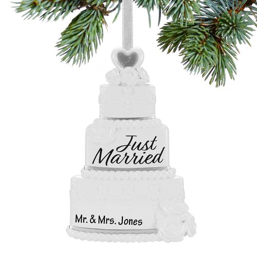 Wedding Cake Holiday Ornament