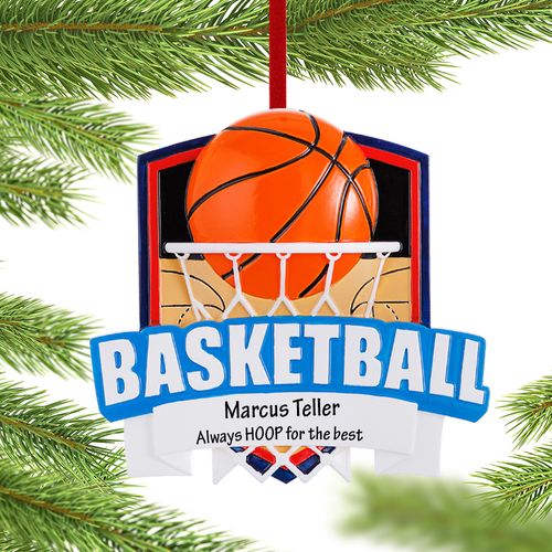 Basketball Net Holiday Ornament
