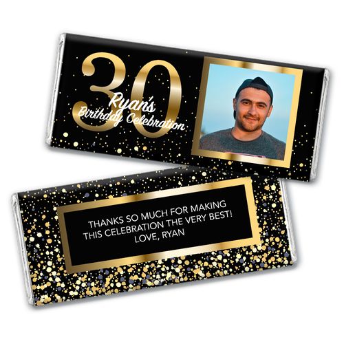 Personalized 30th Birthday Celebration Chocolate Bar