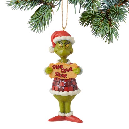 Jim Shore Grinch Stink Stank Stunk Holiday Ornament