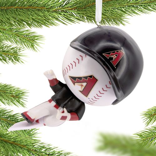 MLB Bouncing Buddy Sliding Arizona Diamondbacks Holiday Ornament