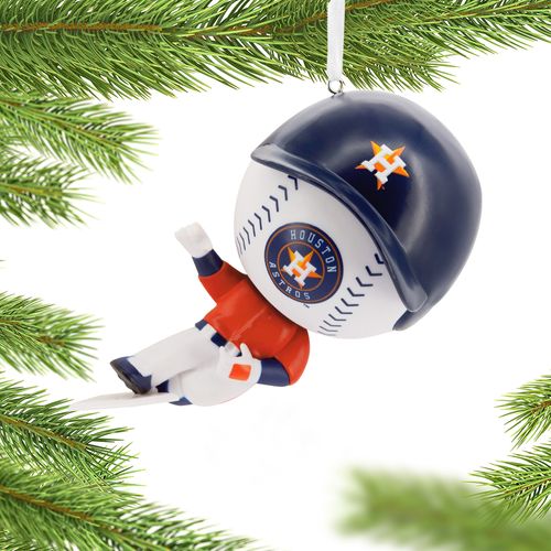MLB Bouncing Buddy Sliding Houston Astros Holiday Ornament