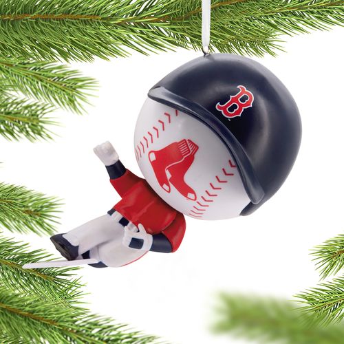 MLB Bouncing Buddy Sliding Boston Red Sox Holiday Ornament