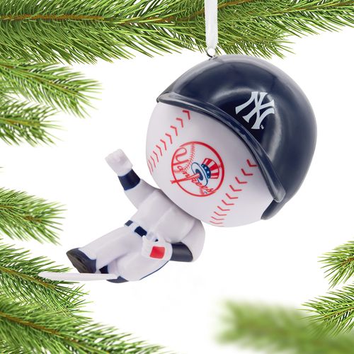 MLB Bouncing Buddy Sliding New York Yankees Holiday Ornament