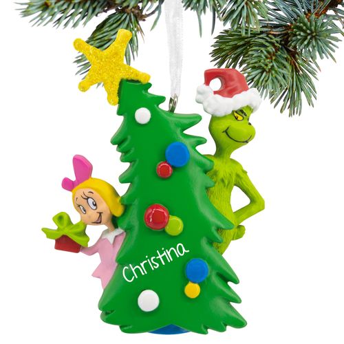 Hallmark Dr. Seuss How the Grinch Stole Christmas Grinch and Cindy Lou Who Holiday Ornament