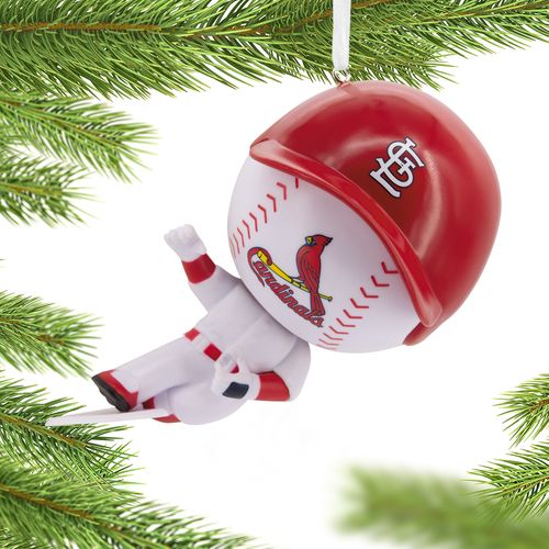 MLB Bouncing Buddy Sliding St Louis Cardinals Holiday Ornament