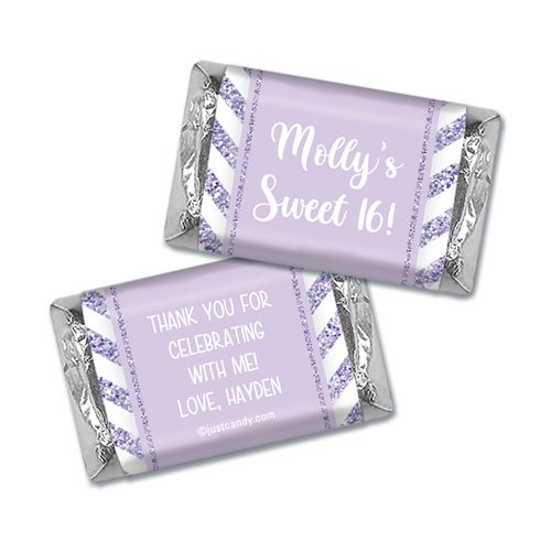 Personalized Pastel Birthday Hershey's Miniatures Wrappers