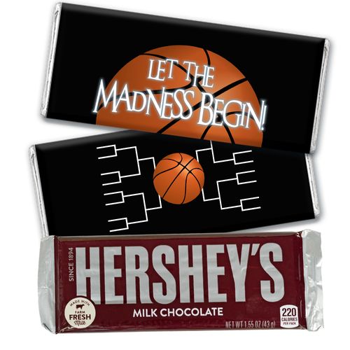 Let The Madness Begin Basketball Hershey's Milk Chocolate Bar