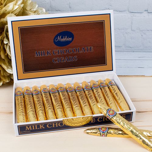 Gold Madelaine Milk Chocolate Cigars