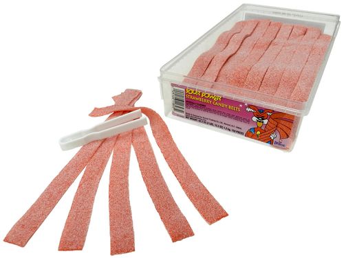 Strawberry Sour Belts Red