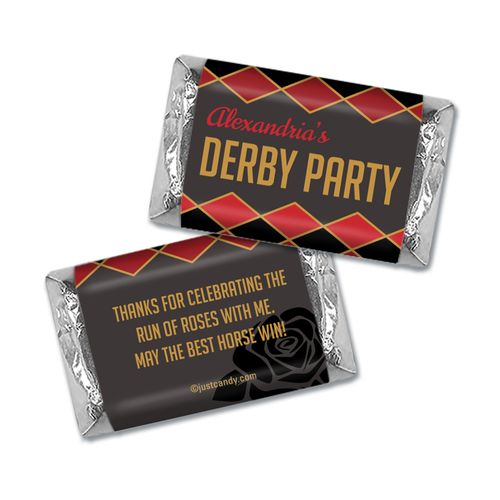 Personalized Derby Party Hershey's Miniatures