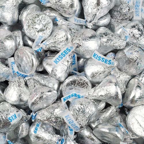Hershey's Kisses Silver Foil Candy