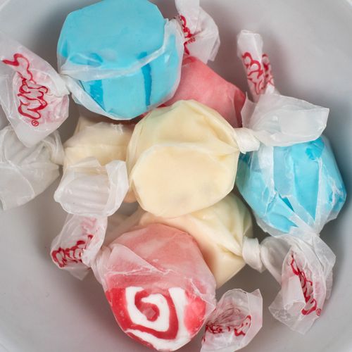 Red White and Blue Patriotic Salt Water Taffy