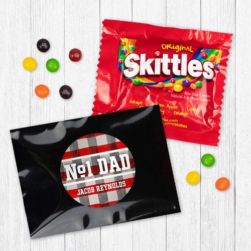 Personalized Father's Day Number One Dad - Skittles