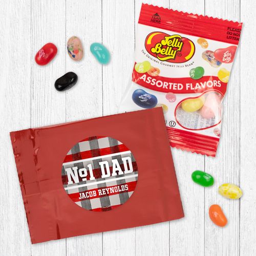 Personalized Father's Day Number One Dad - Jelly Beans