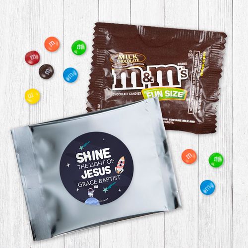 Personalized Vacation Bible School The Light of Jesus - Milk Chocolate M&Ms