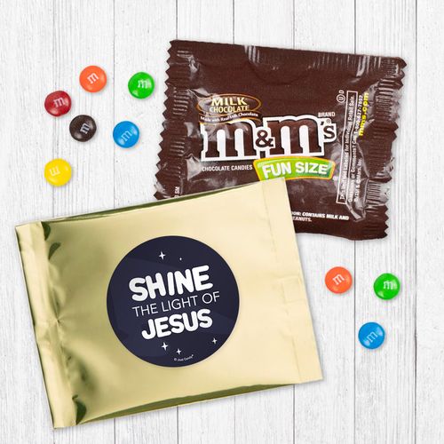 Bible School Shine The Light of Jesus - Milk Chocolate M&Ms