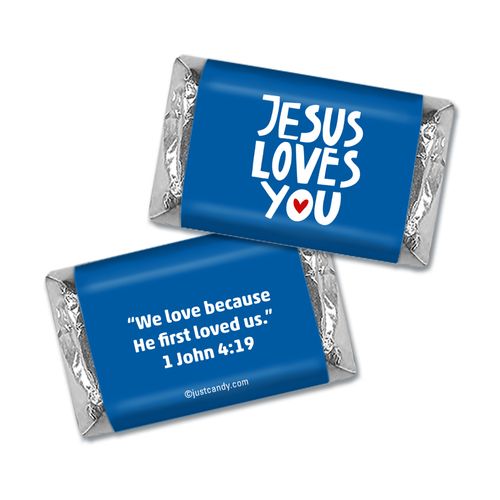 Jesus Loves You Hershey's Miniatures