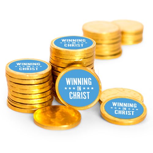 Winning in Christ Chocolate Coins (84 Pack)
