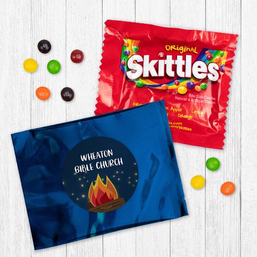 Personalized Bible School Campfire - Skittles