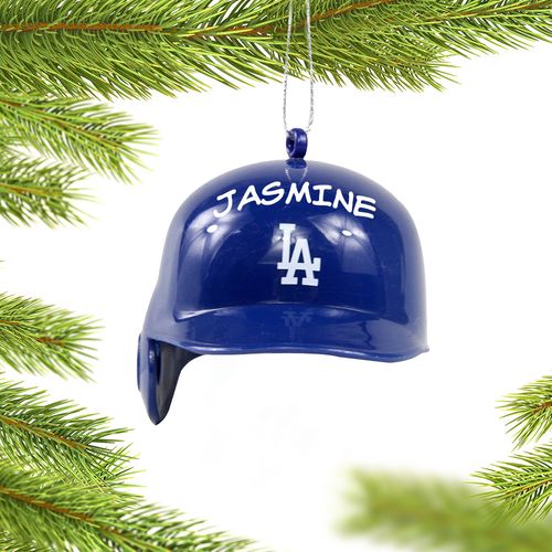 MLB Los Angeles Dodgers Batting Helmet Holiday Ornament