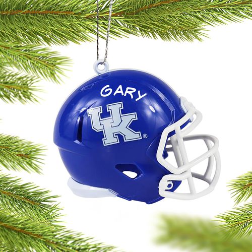 University of Kentucky Football Helmet Holiday Ornament
