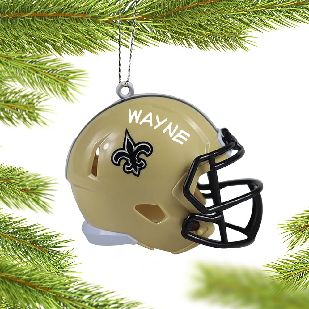 New Orleans Saints Helmet Ornament