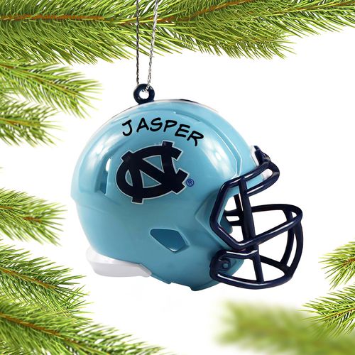 University of North Carolina Football Helmet Holiday Ornament