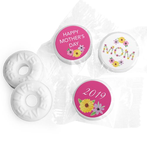 Personalized Hershey's Kisses - Bonnie Marcus Mother's Day Mom in Flowers (50 Pack)