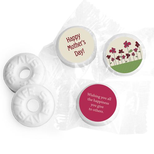 Mother's Day Personalized Life Savers Mints Blooming Garden