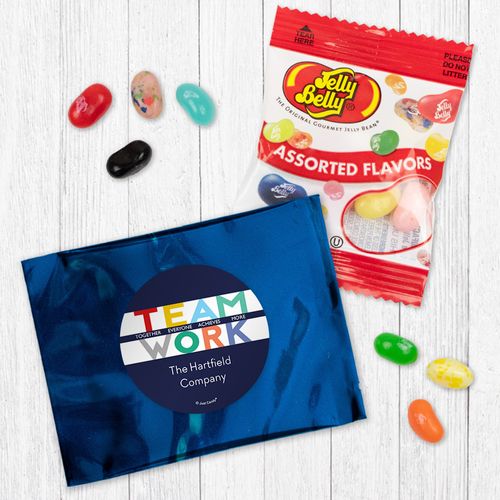 Personalized Teamwork Colors - Jelly Belly Assorted Jelly Beans