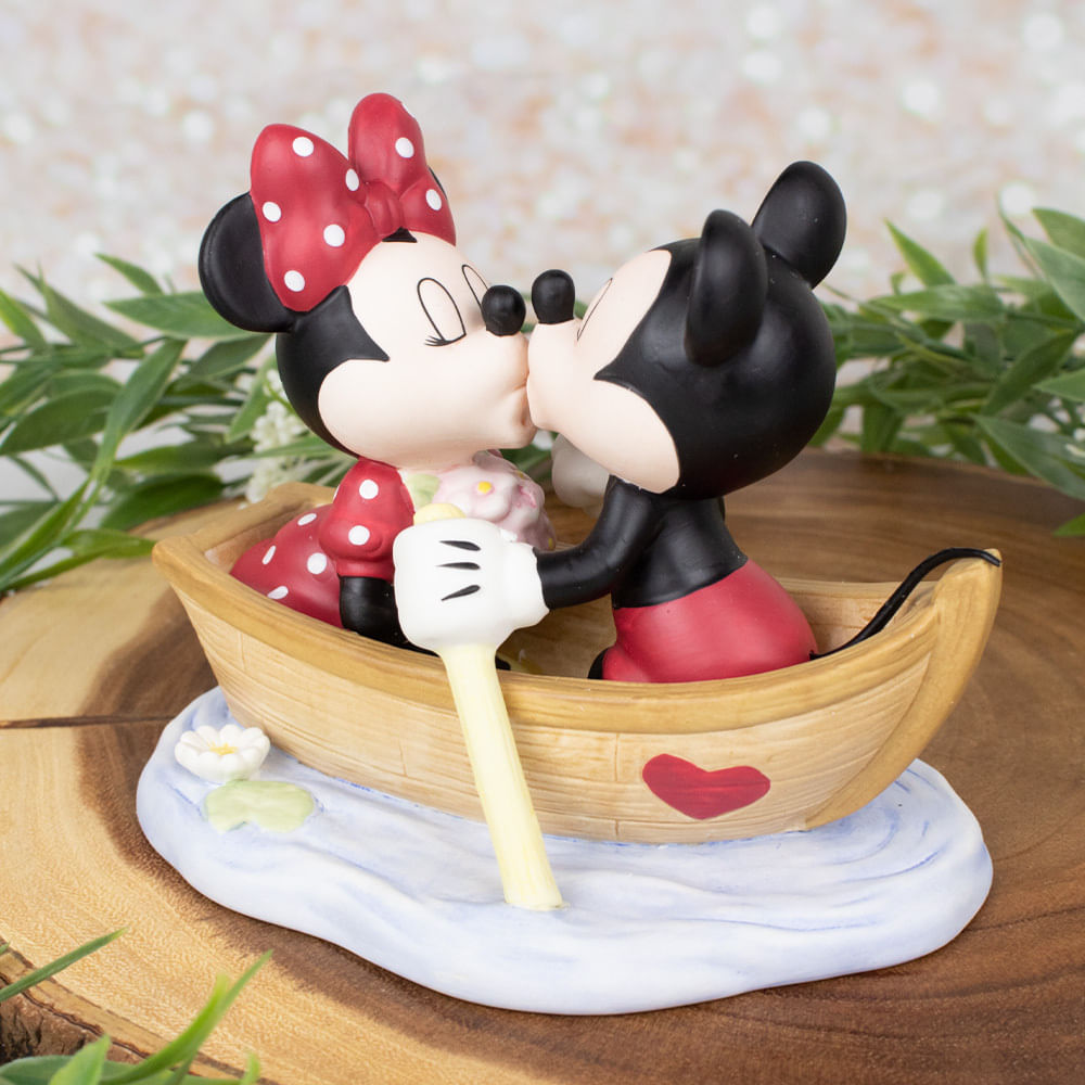 Precious Moments We Will Never Drift Apart Disney Mickey And Minnie Holiday  Tabletop Ornament