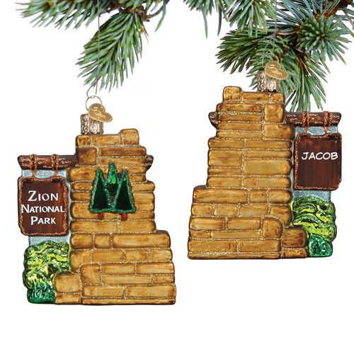 Zion National Park Holiday Ornament