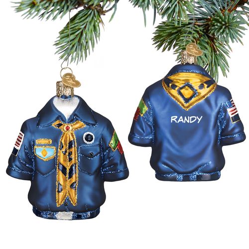 Boy Scout Shirt Holiday Ornament