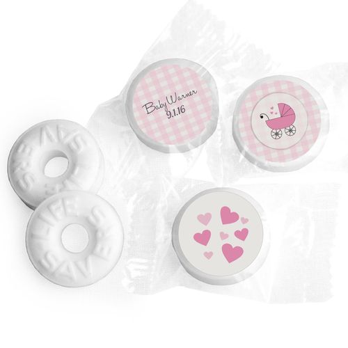 Snuggled Personalized Baby Shower LIFE SAVERS Mints Assembled
