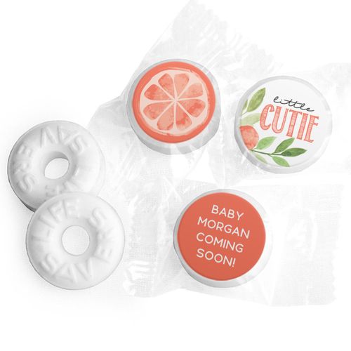 Personalized Citrus Cutie Baby Shower Life Savers Mints