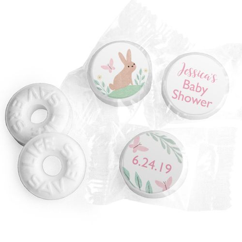 Personalized Bonnie Marcus Baby Shower Forest Fun Life Savers Mints