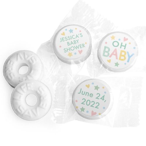 Personalized Bonnie Marcus Baby Shower Sweet Baby Life Savers Mints