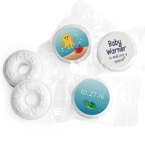 Bubble Bea Personalized Baby Shower LIFE SAVERS Mints Assembled