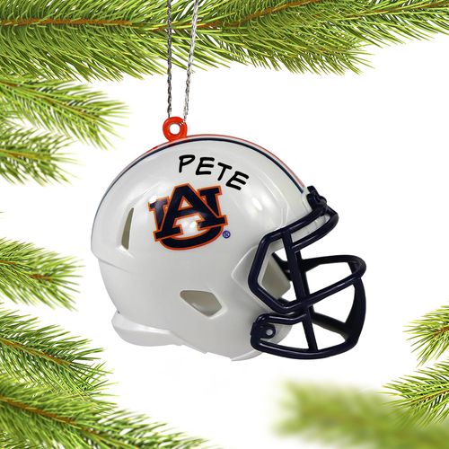 Auburn University Football Helmet Holiday Ornament