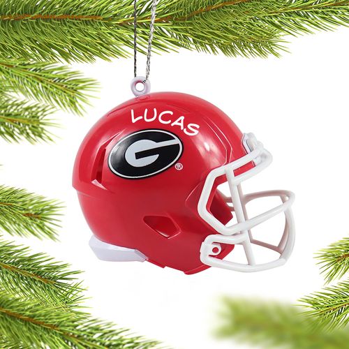 University of Georgia Football Helmet Holiday Ornament