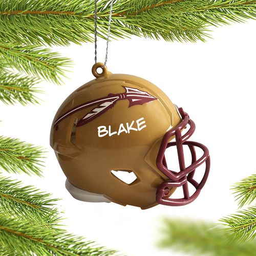 Florida State Football Helmet Holiday Ornament