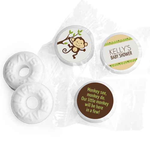 Monkey See Personalized Baby Shower LIFE SAVERS Mints Assembled