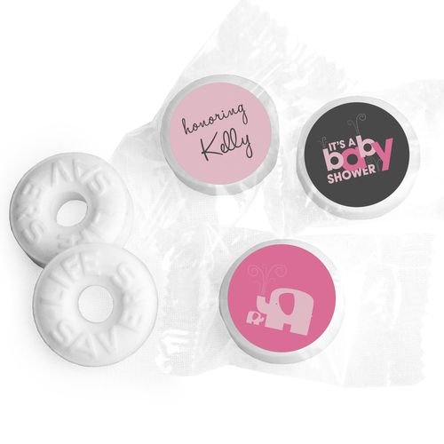Little One Personalized Baby Shower LIFE SAVERS Mints Assembled