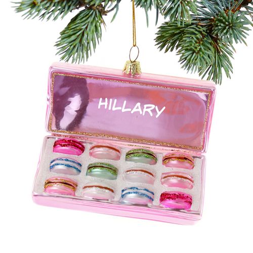 Personalized Macaroons Holiday Ornament