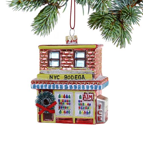 Personalized NYC Bodega Holiday Ornament