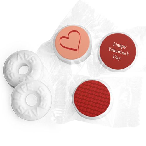 Valentine's Day Personalized Life Savers Mints X's and O's in Love